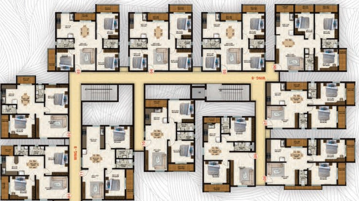 Floor Plan of Sree Sai Sunshine in Whitefield, Bangalore - Image 130751