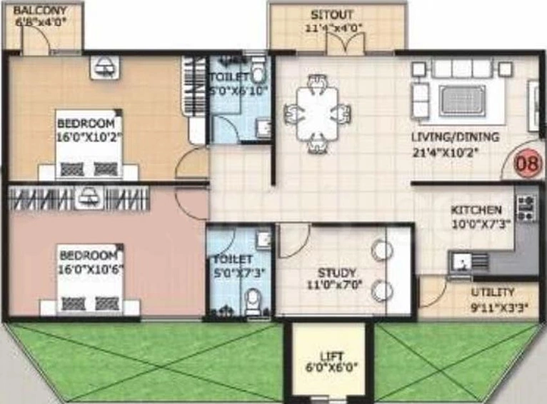 2.5 BHK Flat in Trifecta Verdure in Chikkakannalli, Bangalore - Image 803181