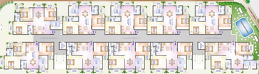 Floor Plan of Emmay Environs Pride in Whitefield, Bangalore - Image 130782