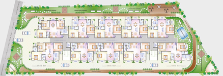 Master Plan of Emmay Environs Pride in Whitefield, Bangalore - Image 130783