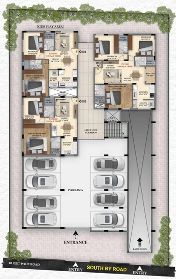 Master Plan of Vijaya Luxo in Rajarajeshwari Nagar, Bangalore - Image 130806