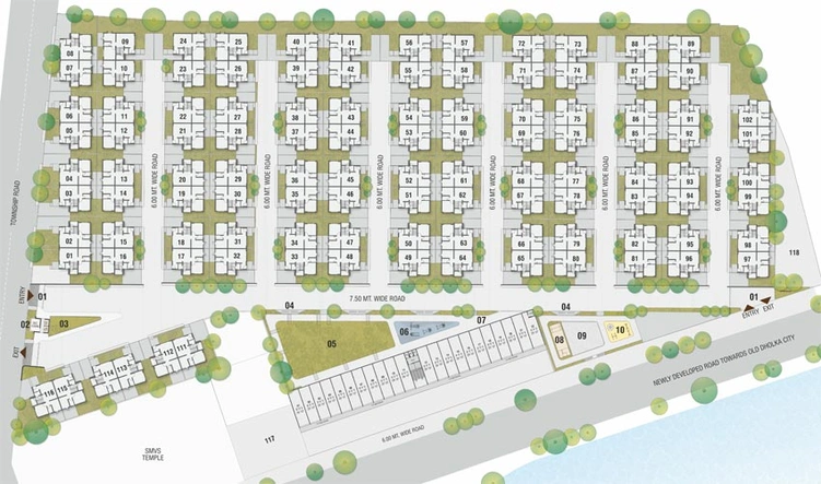 Master Plan of Royal Serenity in Dholka, Ahmedabad - Image 91950