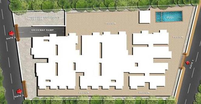 Master Plan of Vijaya Nisarga in Kanakapura, Bangalore - Image 130817