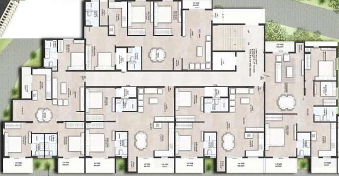 Floor Plan of Shakthi Anitha Regency in Uttarahalli, Bangalore - Image 132011