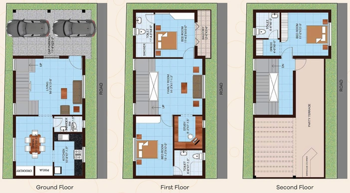 3 BHK House/Villa in Poomalai The Wind in Kolapakkam, Chennai - Image 803237
