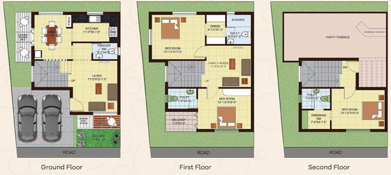 3 BHK House/Villa in Poomalai The Wind in Kolapakkam, Chennai - Image 803239