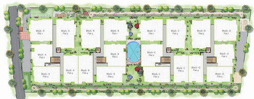 Master Plan of Adithya Serene in Whitefield, Bangalore - Image 130959