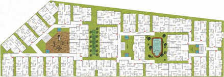 Floor Plan of Adithya Pristine in Whitefield, Bangalore - Image 130975