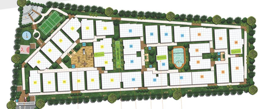 Master Plan of Adithya Pristine in Whitefield, Bangalore - Image 130976