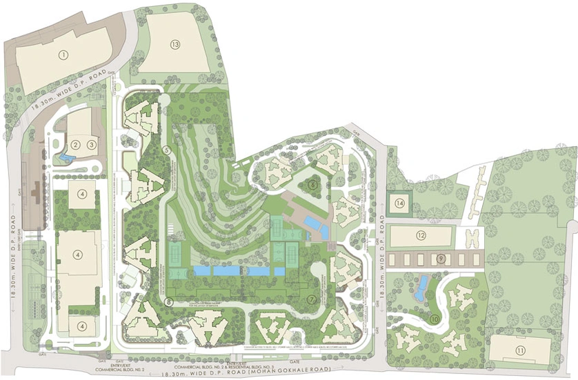 Master Plan of Oberoi Elysian in Goregaon East, Mumbai - Image 27507