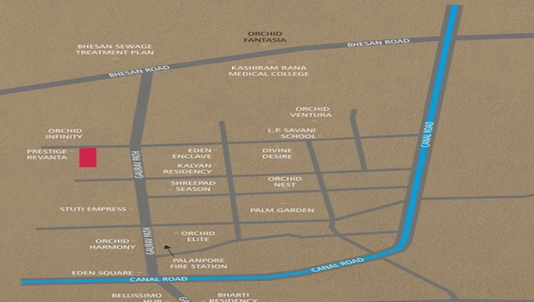 Location of Shiven Florenza in Palanpur, Surat - Image 92348