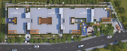 Master Plan of Adarsh Astria in Banashankari, Bangalore - Image 130991
