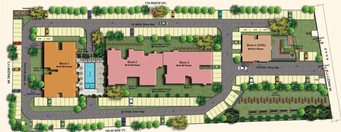 Master Plan of Baashyaam Pinnacle Crest in Sholinganallur, Chennai - Image 131109