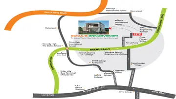 Location of Gokuls Brindavanam - Image 131174