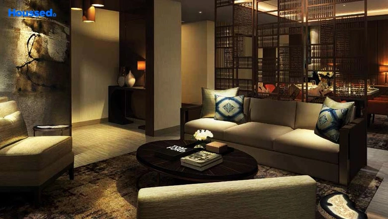 Living Room of Adarsh Palm Acres in Bagalur, Bangalore - Image 131198