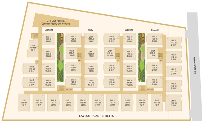 Master Plan of Jaisri Rashmi Devi Homes in Bachupally, Hyderabad - Image 131208