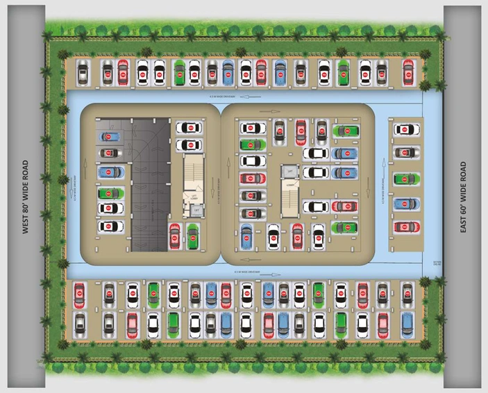 Master Plan of Mahalaxmis Sri Nilayam in Uppal, Hyderabad - Image 131224