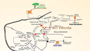 Location of Sanvis Sri Abode - Image 131340