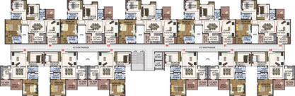 Floor Plan of Ark Cloud City Phase 1 in Whitefield, Bangalore - Image 131394