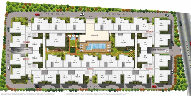 Master Plan of Ark Cloud City Phase 1 in Whitefield, Bangalore - Image 131395