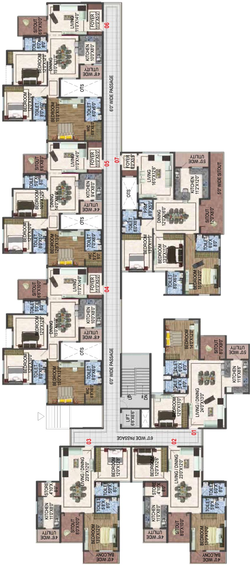 Floor Plan of Ark Cloud City Phase 2 in Whitefield, Bangalore - Image 131401