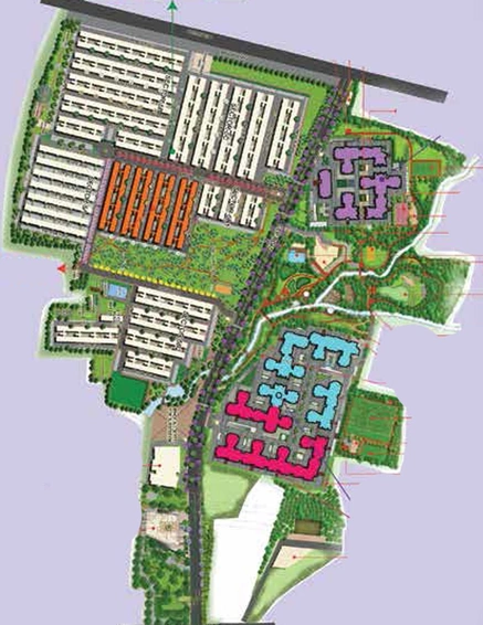 Master Plan of Brigade Meadows Plumeria in Kanakapura, Bangalore - Image 131450