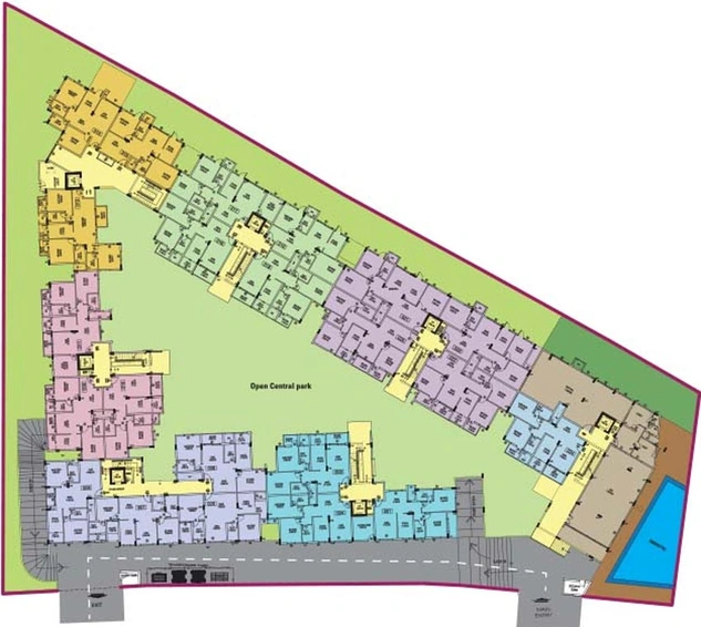 Master Plan of Chartered Humming Bird in Kanakapura, Bangalore - Image 131458