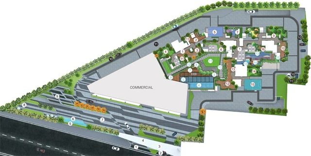 Master Plan of Concorde Mayfair in Yelahanka, Bangalore - Image 131488