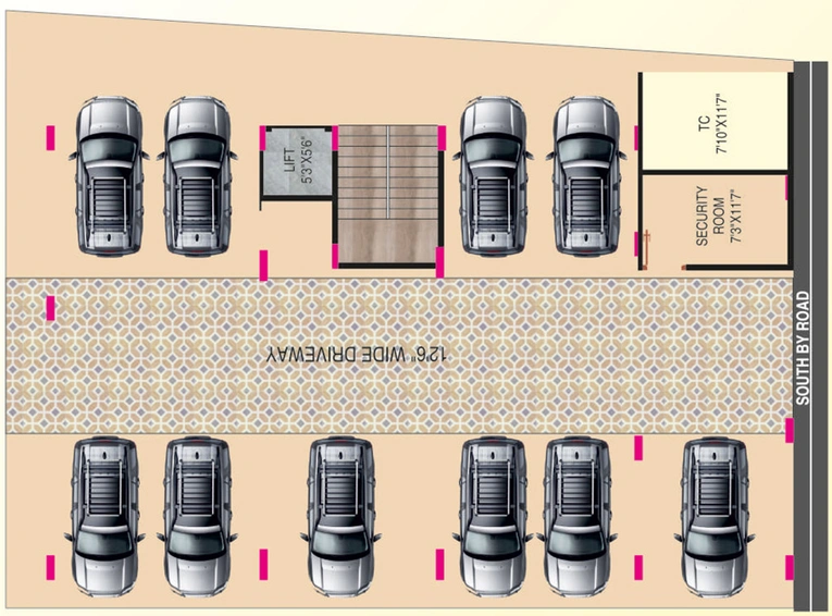 Master Plan of Vaishnavi Dews in Uttarahalli, Bangalore - Image 131527