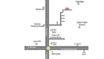 Location of Sri Geethika Arcade - Image 131519