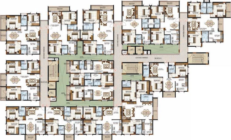 Floor Plan of Cynosure Whitespaces in Whitefield, Bangalore - Image 131561