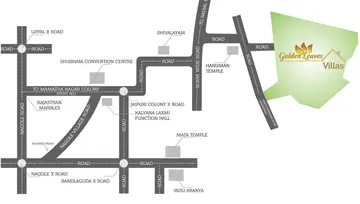 Location of Devi Golden Leaves Villas - Image 131585