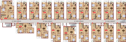 Floor Plan of Golden Homes Lake Way in Kompally, Hyderabad - Image 131625