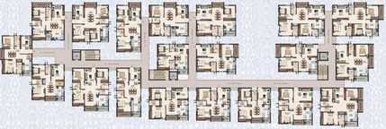 Floor Plan of Golden Sathya Devaki Residency in LB Nagar, Hyderabad - Image 131655