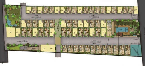 Master Plan of Dhammanagi Perseus Kings Ville in Devanahalli, Bangalore - Image 131654