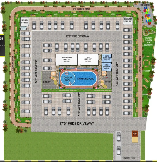 Master Plan of Sri Vara Vivanta in Uttarahalli, Bangalore - Image 131639