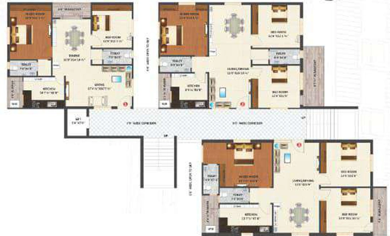 Floor Plan of SBSV Avataar in Chandanagar, Hyderabad - Image 131689