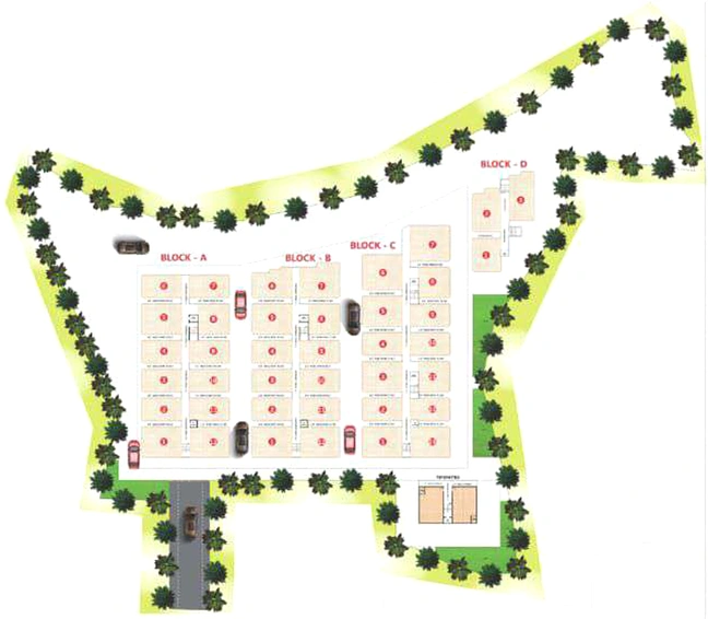 Master Plan of SBSV Avataar in Chandanagar, Hyderabad - Image 131690