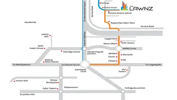 Location of Sivaa The Lawnz - Image 131710