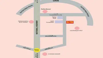 Location of Sri RKs Brundavanam - Image 131729