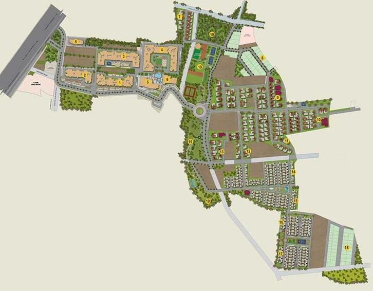 Master Plan of Hiranandani Chancery in Devanahalli, Bangalore - Image 131753