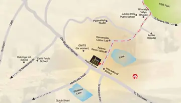 Location of Aparna Aura - Image 131780