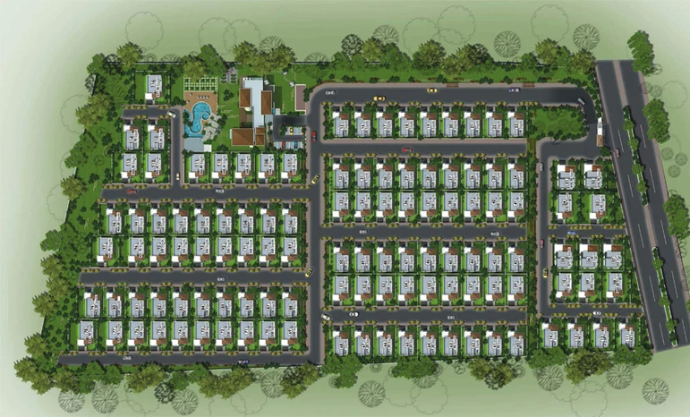 Floor Plan of Aparna Hillpark Gardenia in Bandam Kommu, Hyderabad - Image 131800