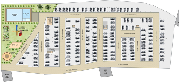 Master Plan of Varshini Residency in Uttarahalli, Bangalore - Image 136163