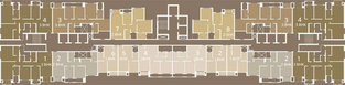 Floor Plan of Queensgate - House of Hiranandani in Bannerghatta, Bangalore - Image 131875