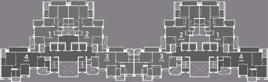 Floor Plan of Lake Verandahs - House of Hiranandani in Bannerghatta, Bangalore - Image 131934