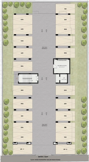 Master Plan of Akshaya Rhythm in Perungudi, Chennai - Image 131943