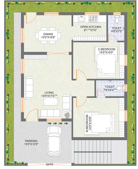 2 BHK House/Villa in Praneeth Pranav Meadows in Bowrampet, Hyderabad - Image 803699