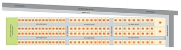 Master Plan of Praneeth Pranav Meadows in Bowrampet, Hyderabad - Image 132033