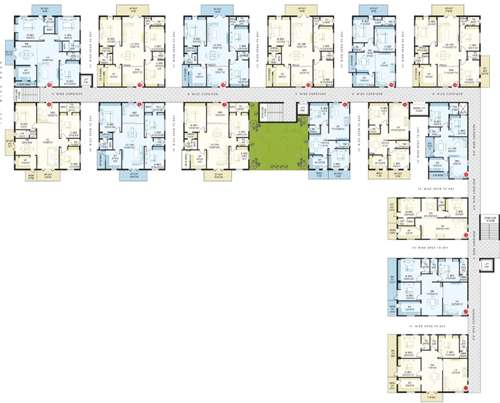 Floor Plan of Prime Legend in Kondapur, Hyderabad - Image 132052